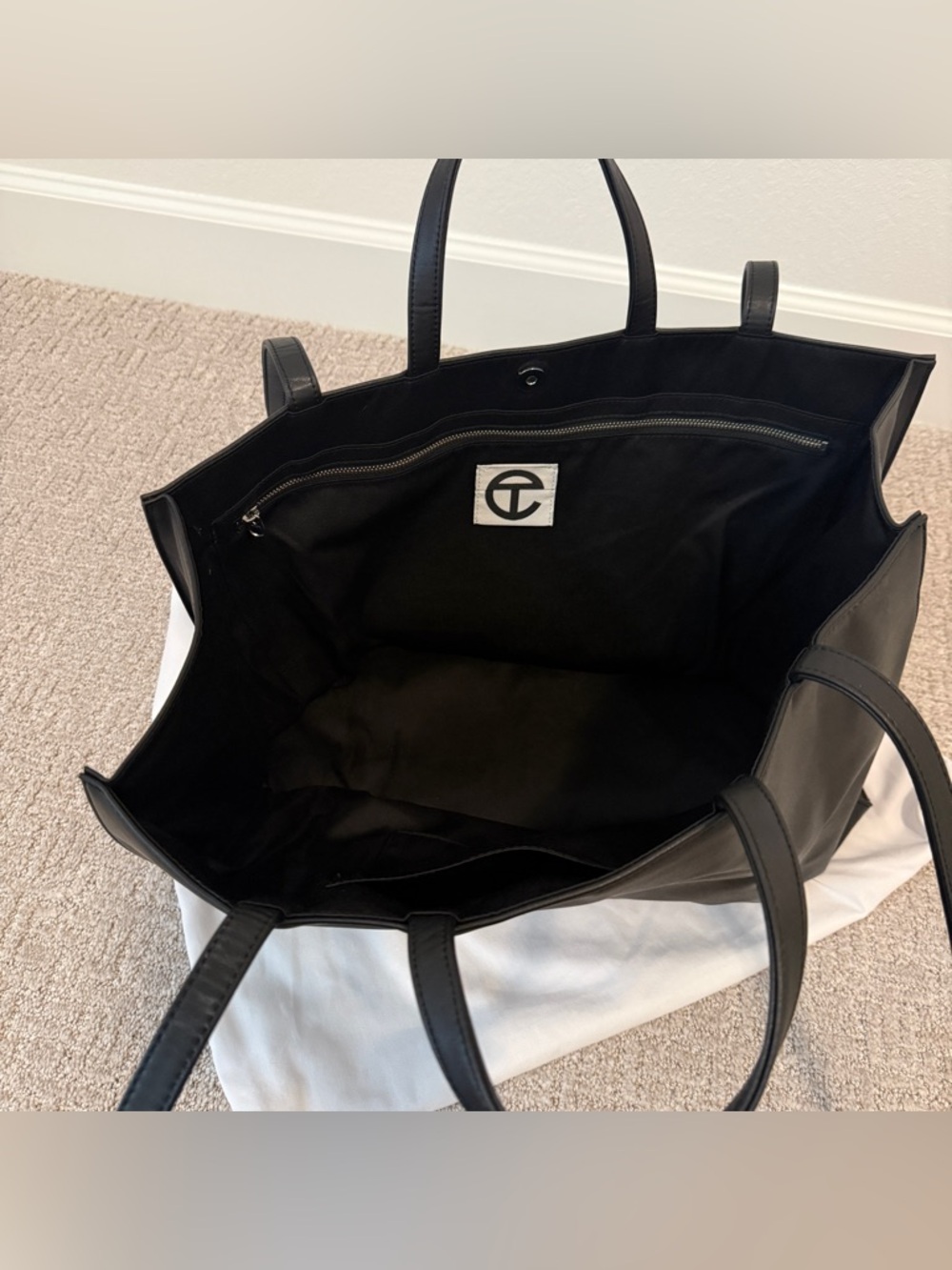 Telfar Large Black Shopping Bag - Picture 2 of 3
